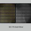 3D Black Pink Stars Stickers for Nails Golden Silvery Stars Adhesive Nail Decals Autumn Winter Festival DIY Nail Art Accessories