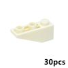 DO-IT-YOURSELF Constructing Blocks 30PCS Technical MOC Components Inverted 33° 3x1 Slope Face Reverse Bricks Attachments Learning-
