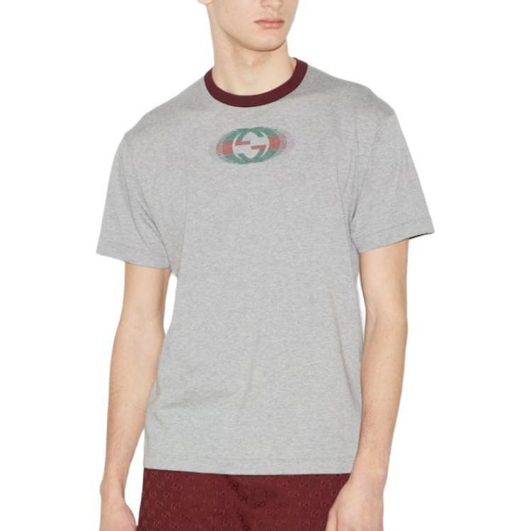 Gucci SS25 Interlocking G Shadow Print T-Shirt 'Grey Ancora' Men's 795957-XJGQ6-1230
