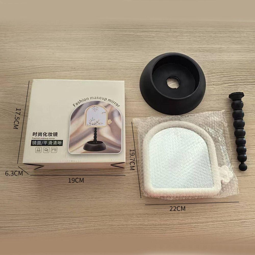 Mit Organizer Desktop Make-up Spiegel Leichtgewichtiger hochauflösender Schönheitsspiegel Zuhause