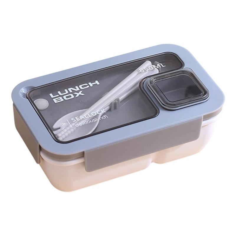 Unterteilte Mikrowellengeeignete Lunchbox Auslaufsicher Große Kapazität Kunststoff Lebensmittelaufbewahrungsbehälter Für Mahlzeitenzubereitung