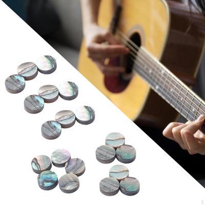 20 Marcadores de Inlay de Guitarra para Uso no Braço, Marcadores de Posição dos Trastes Acessórios de Baixo