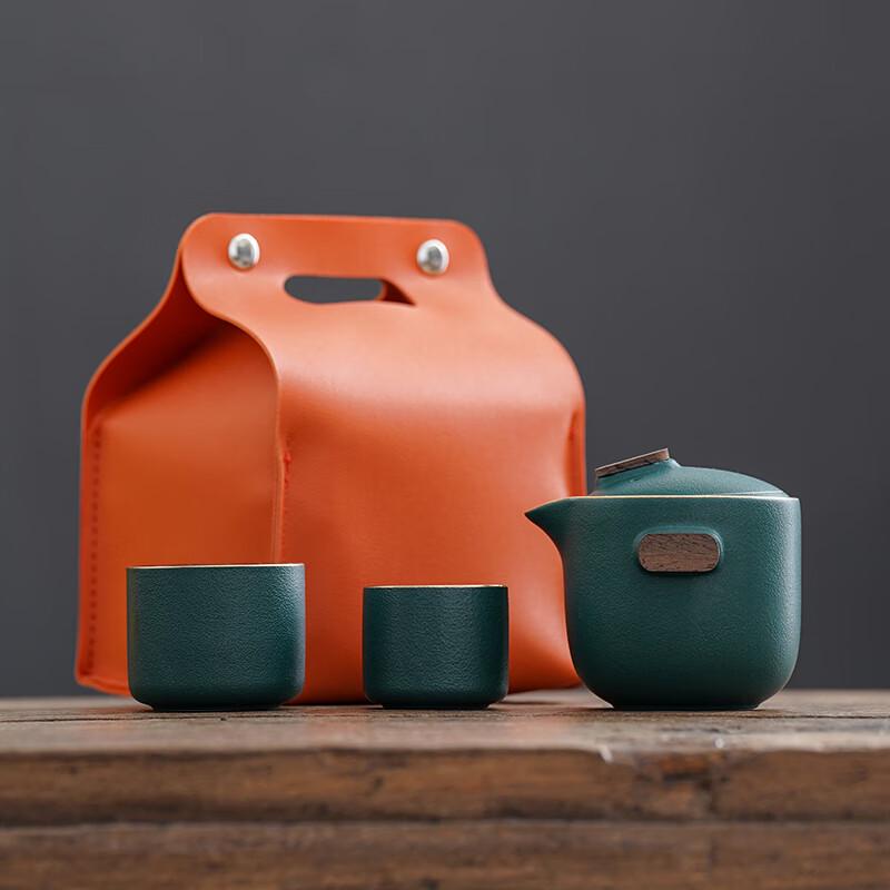 Chinese Ceramic Quick Cup Travel Tea Set