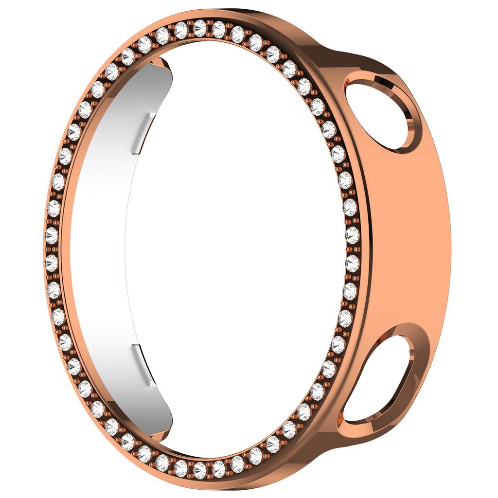 Bling PC Průhledné ochranné pouzdro pro Xiaomi Watch S4 41mm Pouzdro s diamantovými krystaly Tvrdý kryt Ochranný kryt na hodinky Módní nárazník