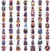 63pcs Temporary Tattoo Pumpkin Heads Temporary Tattoo Stickers Witch Figures Ghost Figures Comic Halloween Characters For Men