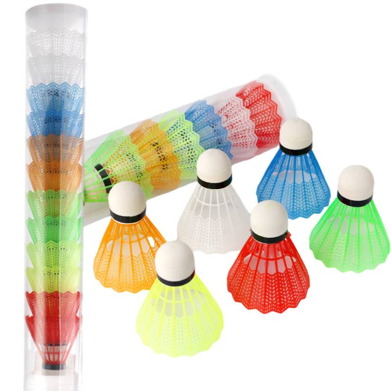 Set Shuttlecocks 612pcs Badminton Foam Balls Colorful Plastic Outdoors Sport