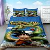 Duvet Cover Anime Dragon Ball Bedding Set Goku Quilt Cover Pillowcase Double Queen King Size Kids Bedroom Home Textile