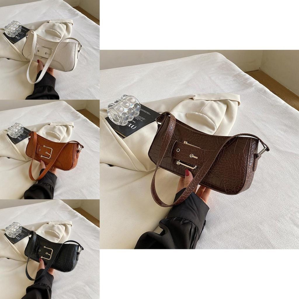 Stylish Pu Leather Shoulder Bag For Women Trendy Street Chic Zippered Handbag