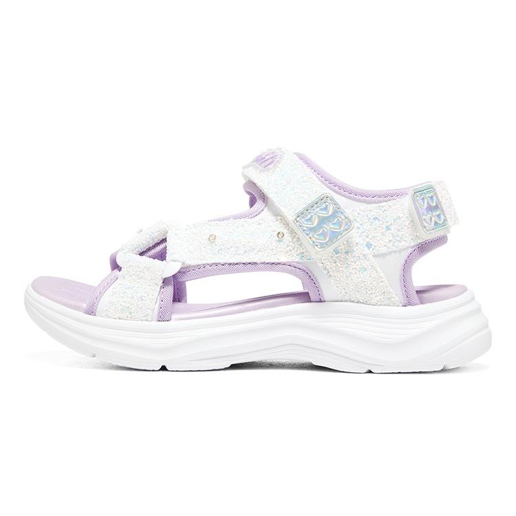 (GS) Skechers Glimmer Kicks  White Purple  Kids  302965L-WLV EU 27.5