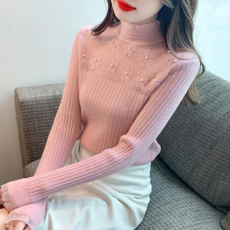Women s AutumnWinter Knitted Sweater - Versatile Base or Outerwear Trendy for New Year Model S for 90 kg 2283₽