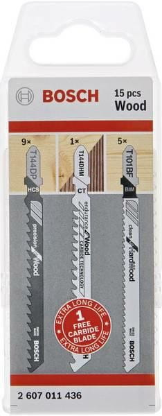 Bosch Saw Blade T Set Wood 15 Pcs.