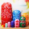 10-Layer Russian Nesting Doll - Creative Wooden Toy & Birthday Gift for Kids, Craft Figurine & Travel Souvenir.
