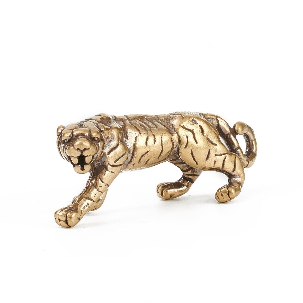 Pure Brass Ornaments Solid Vintage Old King Of Beasts