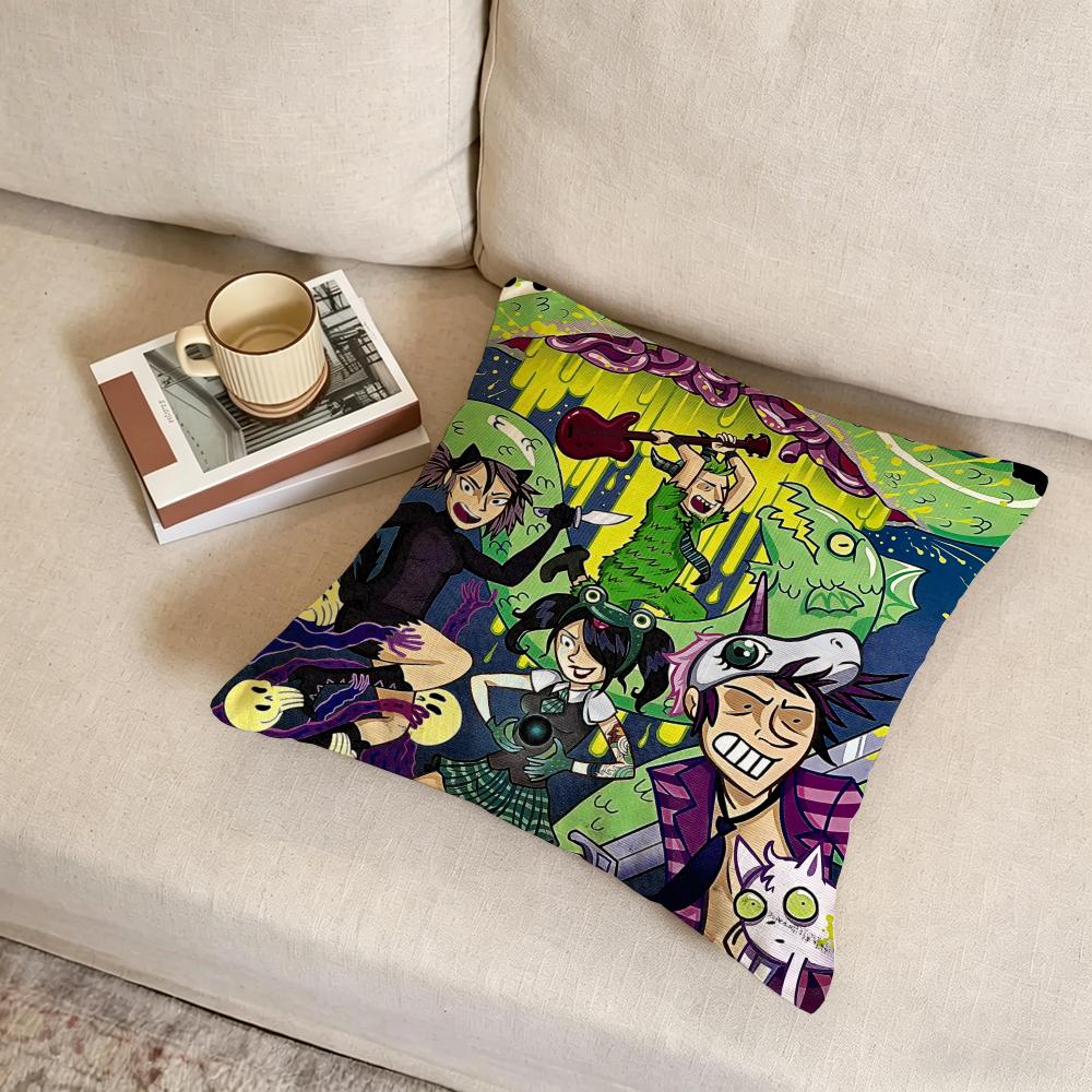 M-Mindless Self Indulgences Band Cushion Cover Fabric Soft Furnishing,Pillowcase, Cushion Cover, Sofa Pillow, Home Decoration