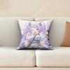 Blue Archive Asagao Hanae Pillow Cover Sofa Couch Cushion Case Home Living Room Decoration