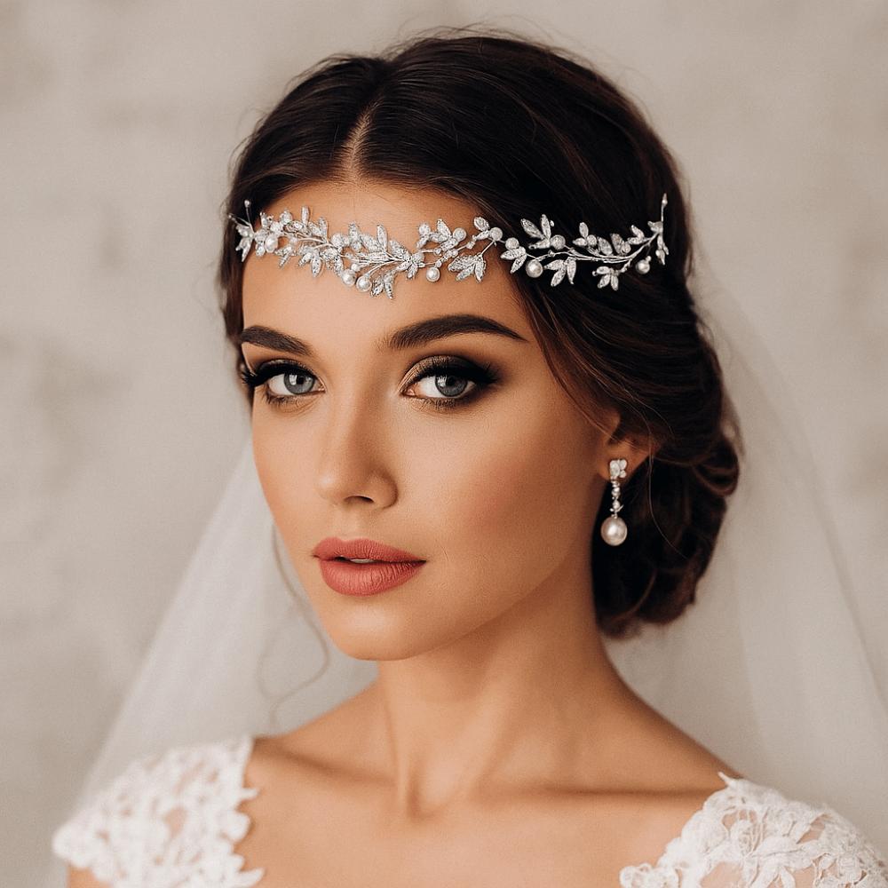 Shiny Baroque Queen Crown Crystal Fashion Bridal Hairband Women Hair Accessories