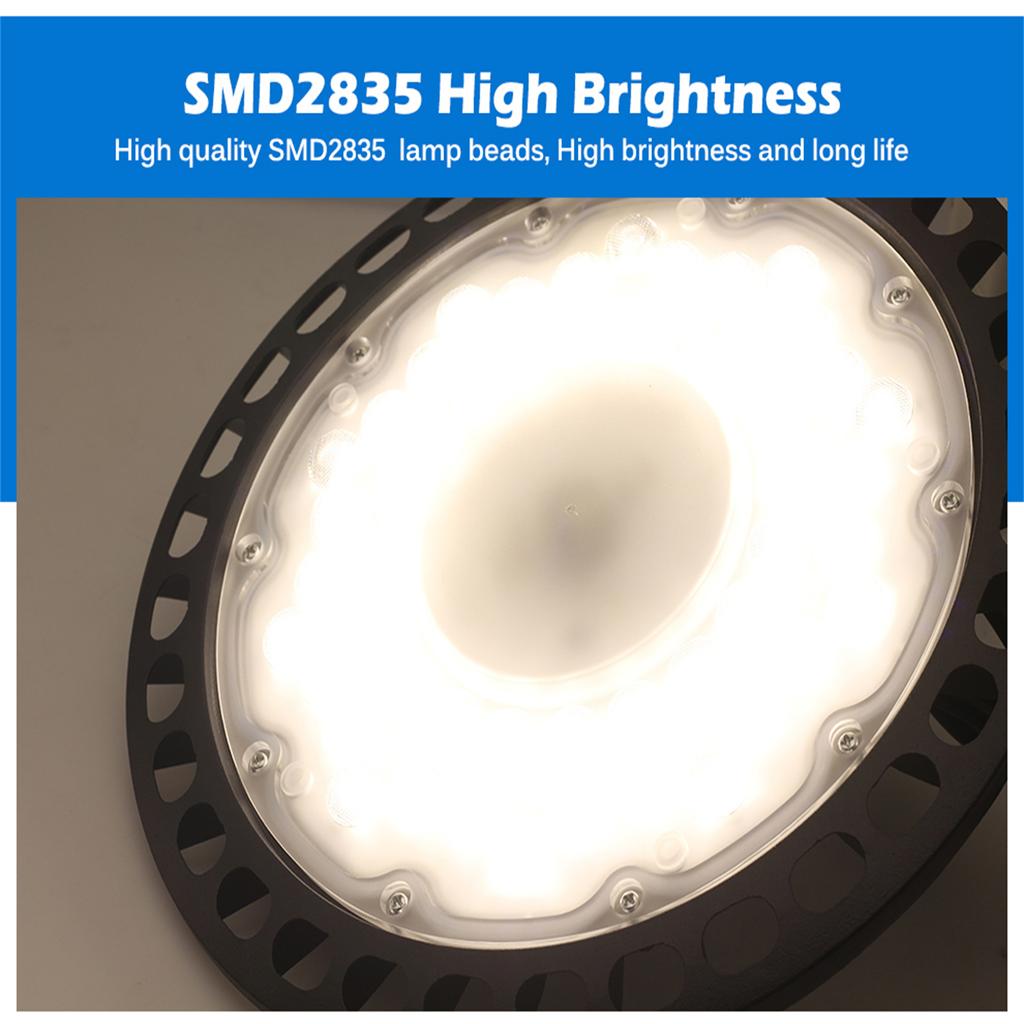 Ufo Led High Bay Light 100w 150w 200w Ac220v Waterproof Super Bright Energy Saving Warehouse Garage Lamp