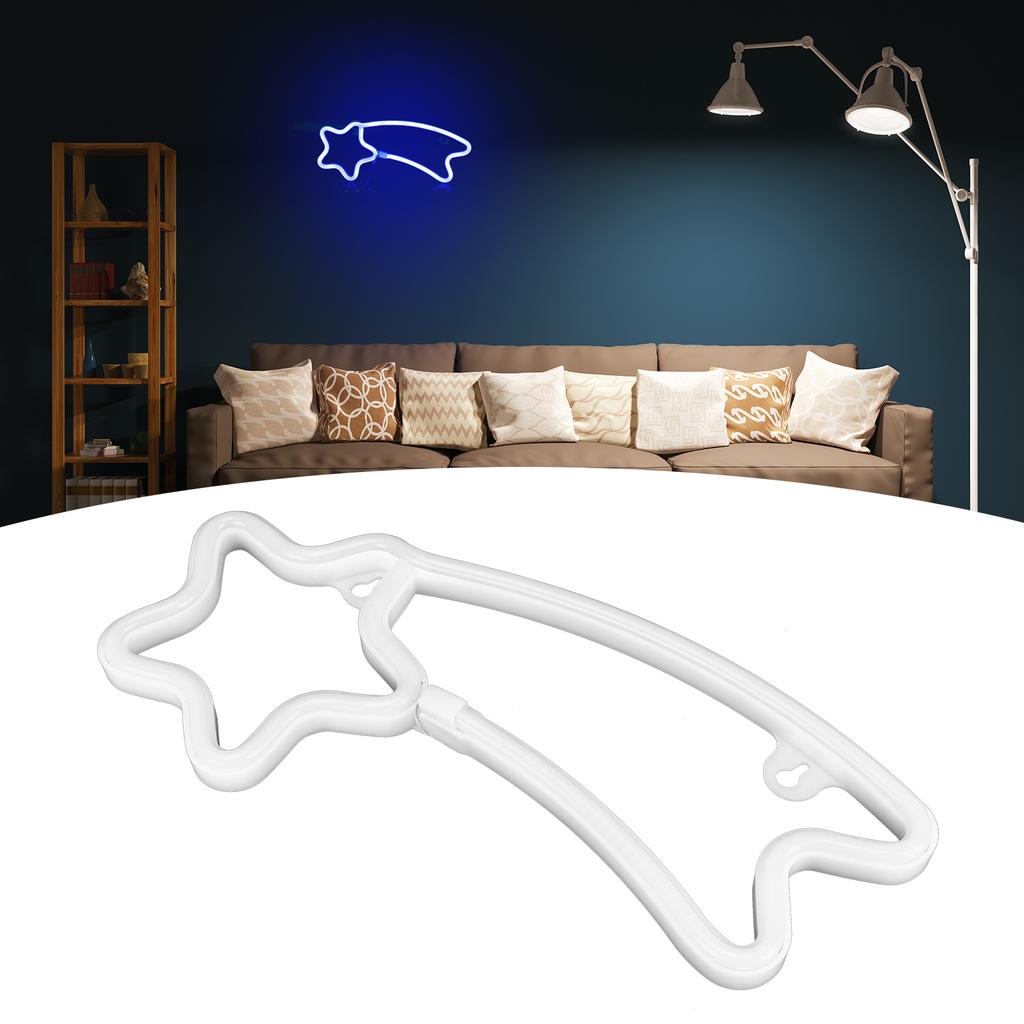 LED Meteor Neon Light Sign Lamp Wedding Birthday Party Decoration Novelty Lighting USB Powered Room Wall Decor Lamp