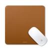COGURE Genuine Smooth COMP Gold M Mousepad, Leather, Leather, Non-Slip, Stylish, High-End Brand, Brown,