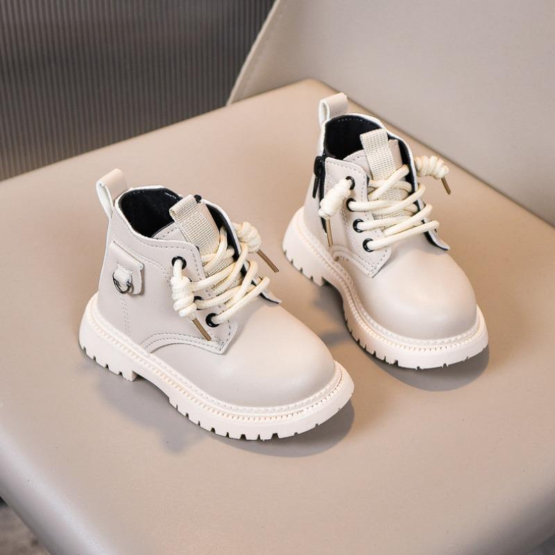 

Новые детские ботинки Мартинсы с мягкой подошвой | Стильные желтые ботинки для мальчиков и девочек, ботинки на молнии сбоку для малышей и детей младшего возраста 21 белый