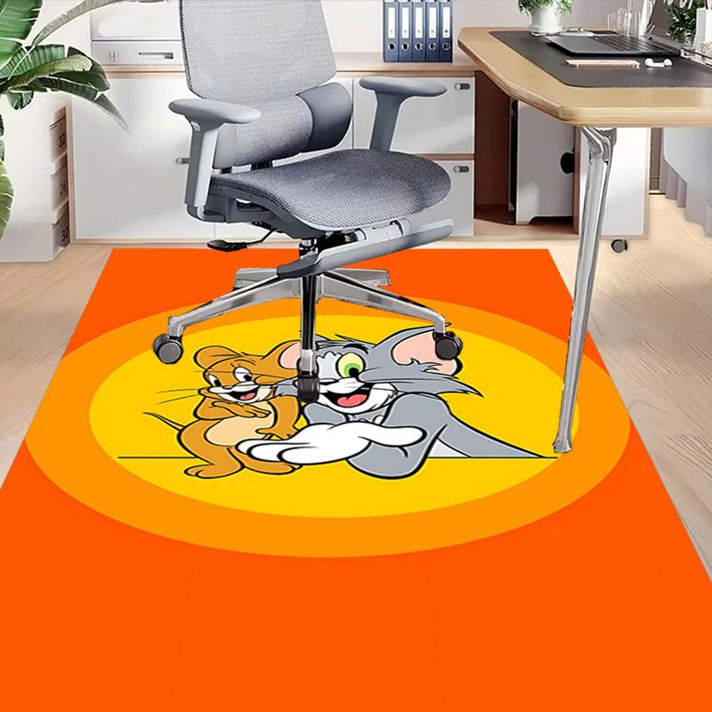1pc Tom and Jerry Carpet, for Home & Office Decor, Desk Chair Carpet, Festive Gift,Conference Room CarpetL1225