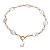 Water Baroque Fashion Pearl Necklace - Irregularly Shaped Pearls Design Choker Necklace