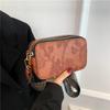 Retro Embossed Craft Small Crossbody Bag Women'S Wide Shoulder Strap Oblique Shoulder Bag Purses