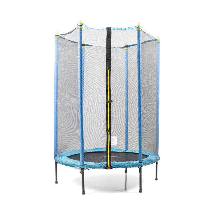 Trampoline - INNOVAGOODS - JEU A RESSORT - 140 cm - Filet de sécurité - 3-6 ans