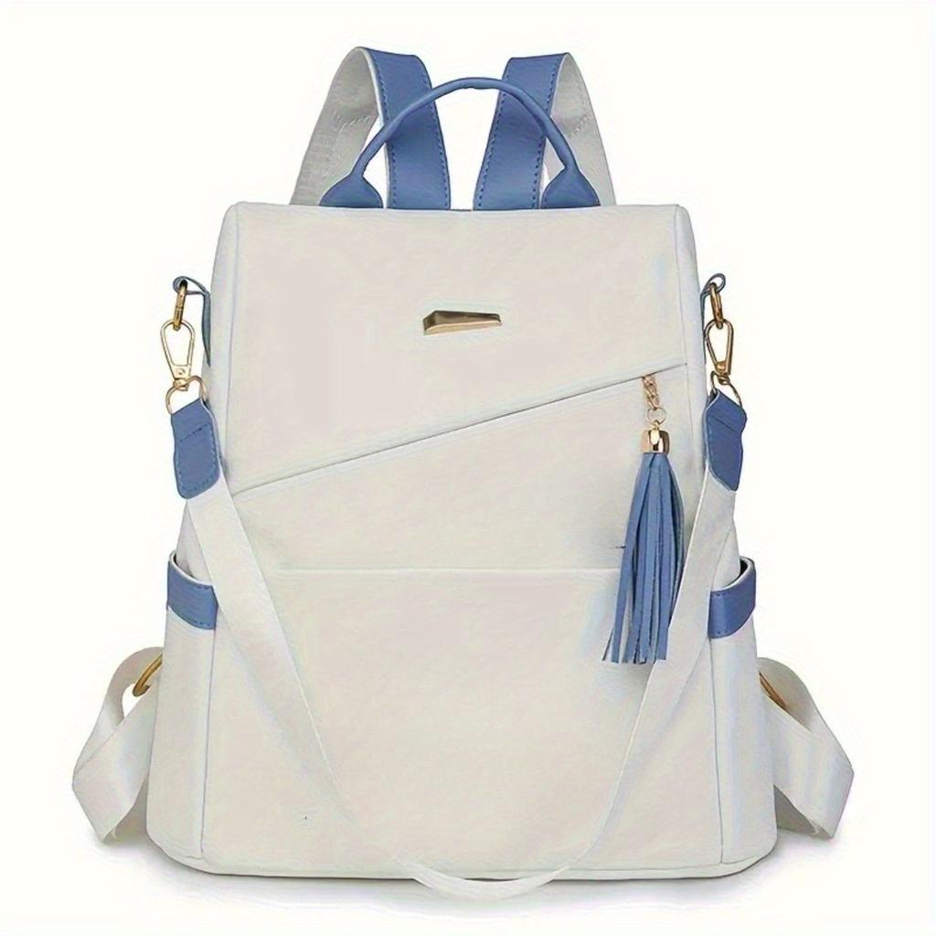 Anti-theft Backpack 2025 New Fashion Soft Leather Dual-use Large-capacity Travel Backpack Light Commuter Bag