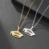 Custom Stainless Steel Graduation Cap Necklace with Laser-Engraved Pendant for Back-to-School Season