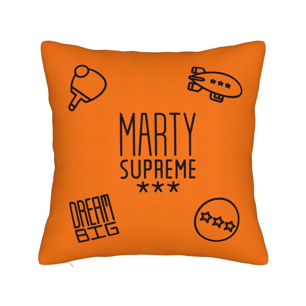 Marty Supreme Square Pillow Covers Polyester Room Dream Big Cushion Case Creative Decorative Pillowcase 40*40