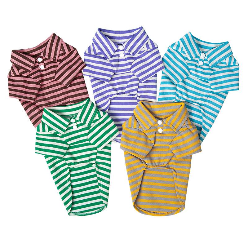 Summer & Spring Thin Pet Shirt for Small Dogs and Cats - Fits Pomeranian, Bichon, French Bulldog