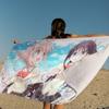 Anime Puella Magi Madoka Magica Beach Towel Cartoon Cute Summer Kids Large Bath Pool Beach Towel Microfiber Absorbent