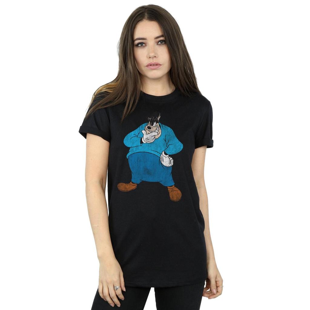 Disney Klassisches Pete Baumwoll-Boyfriend-T-Shirt für Damen