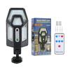 Super Bright Solar Wall Lamp 55LED Outdoor Sunlight Motion Sensor Street External Light Garden Yard Lantern with Remote Contro