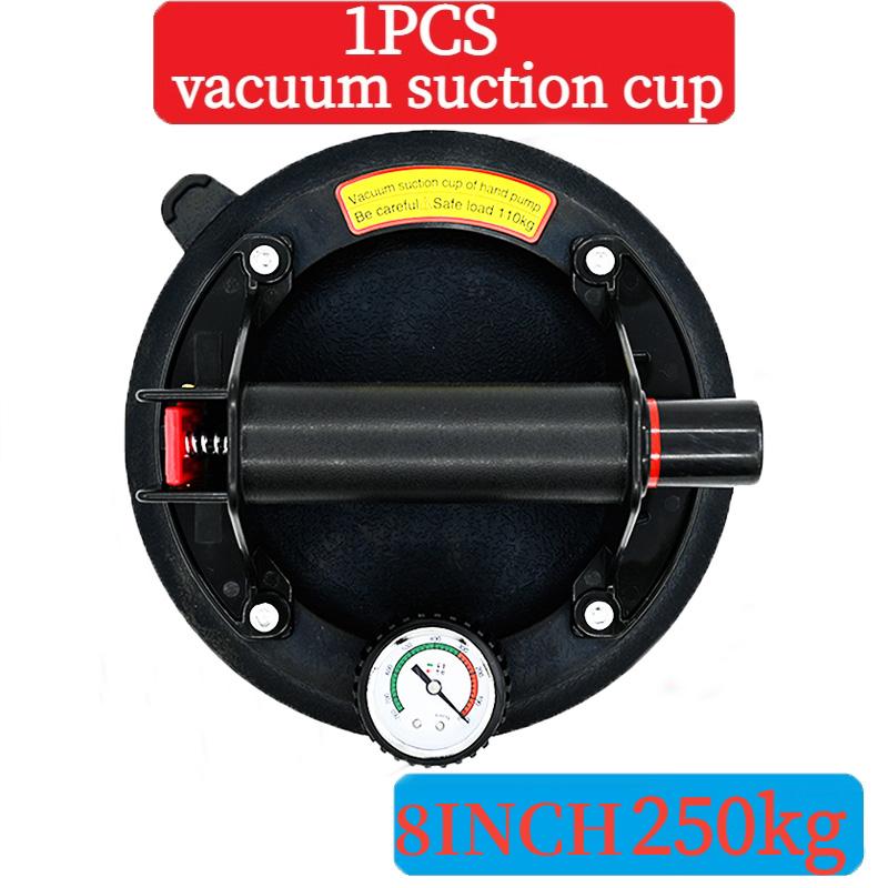 21CM Diameter Vacuum Suction Cup Manual Lift 220kg Load Capacity Heavy Duty Vacuum Lifter For Granite Tile 8 Inch Suction Cup