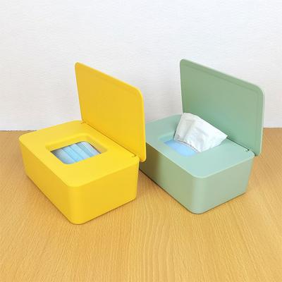 Plastic Tissue Box Wet Tissue Holder Wipes Paper Tissue Paper Storage Box Paper Towel Dispenser Home Napkin Organizer