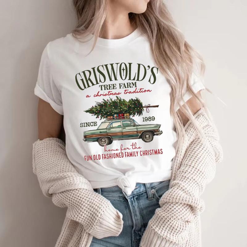 Griswold Christmas Tree Farm Womens Shirt Merry Christmas Family Vacation Christmas Clark Griswold Top S