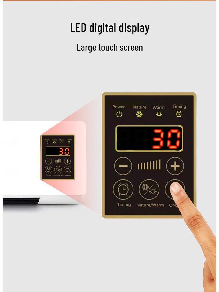 Nástěnný ohřívač US 110V: Dvoufunkční fukar studeného a teplého vzduchu