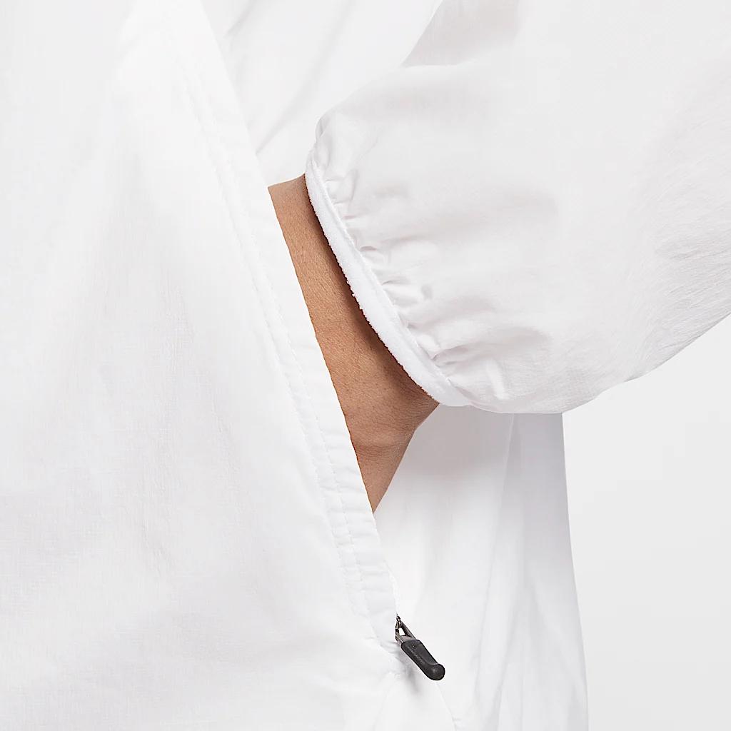 Nike Bunda s kapucí na zip s dlouhým rukávem Stride Repel odolná proti vodě Pánské bundy Bílá HV4549100