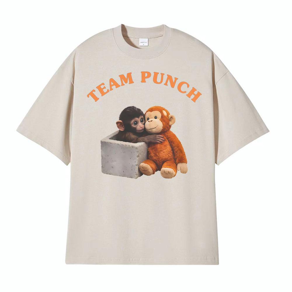 Punch The Monkey Printed T Shirts Men Women Summer Fashion Harajuku High Quality Tshirt Comfort Casual ONeck Oversized T Shirt