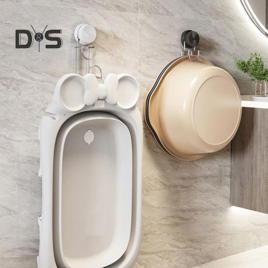 1/2 stk Sugekoppkroker Robust konstruksjon Enkel installasjon Veggfeste Baderomsdusjkroker Bassengoppbevaringsstativer