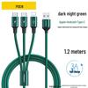 PISEN 66W Fast Charging 3-in-1 Data Cable for Apple & Android Devices
