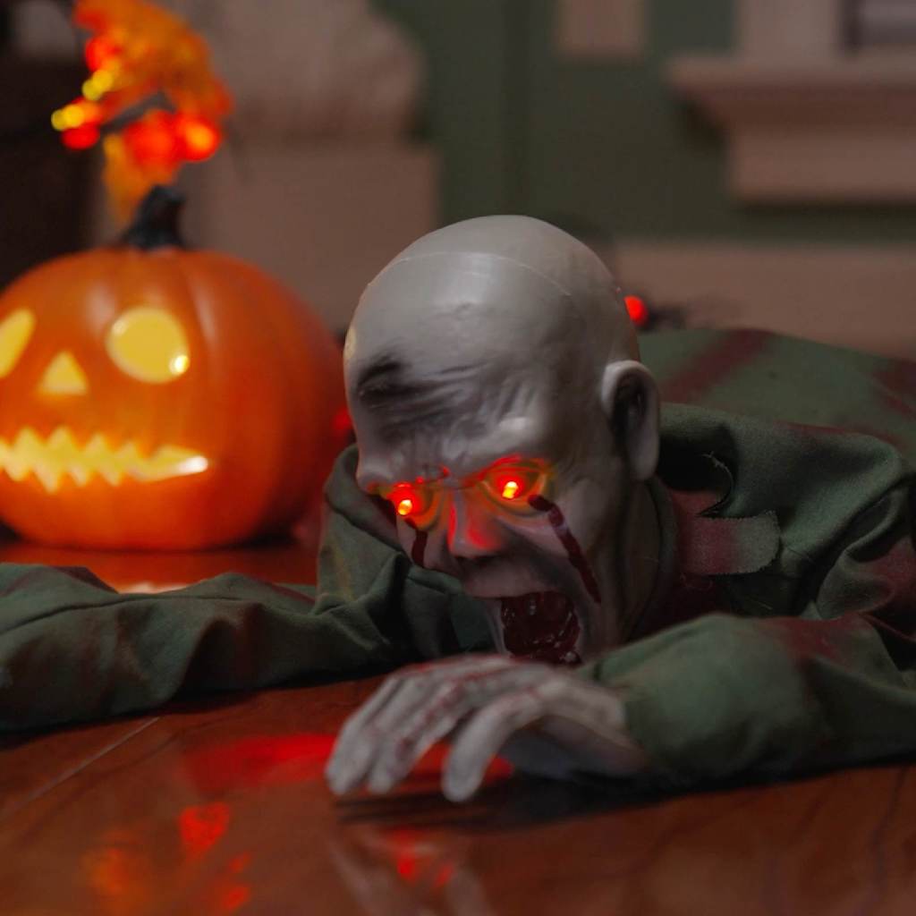Halloween Zombie Decoration SPOOKA Green 110 X 50 X 21 Cm Polyester