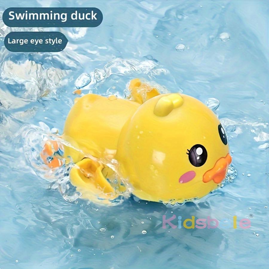 Cute Swimming Duck Clockwork Bath Toy Wind Up Water Floating Toy Hot Sale Duck Toy for Baby Bathtub Bath Toy Fun Bath Time Gift