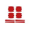 8Pcs Red Car Door Handle Bowl Anti Scratch Sticker Protector Cover Waterproof
