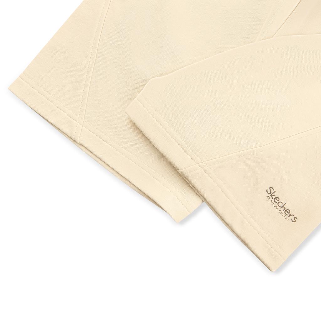 Skechers Breathable Skin-Friendly Elastic Solid Color Casual Shorts Women Bottoms L226W028-001J