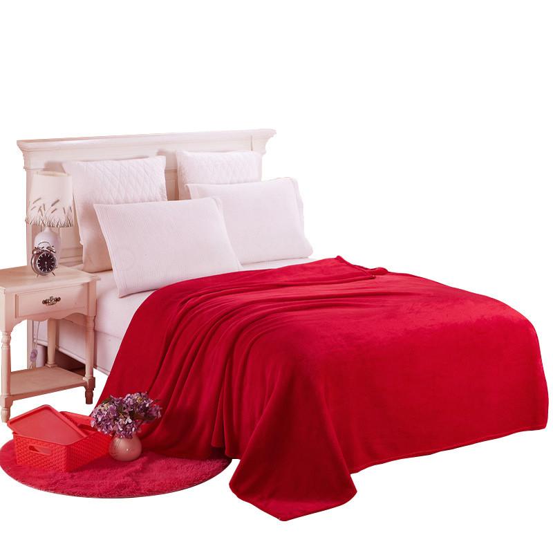 Warm Blankets Coral Soft Fleece For Winter Sheet Bedspread Sofa Throw Light Thin Wash Flannel Blankets House Accessories