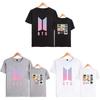 BtsGrafisk Tryckt Modal T-shirt Oversized Streetwear Skjorta För Kpop-fans Sommar Casual
