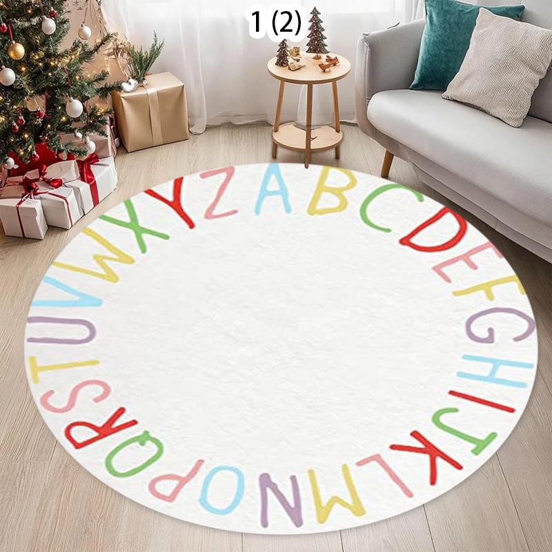 Japanese-Style Living Room Round Carpet, Bedroom Swivel Chair, Computer Chair, Sofa,Coffee Table Cushion, Home Decoration
